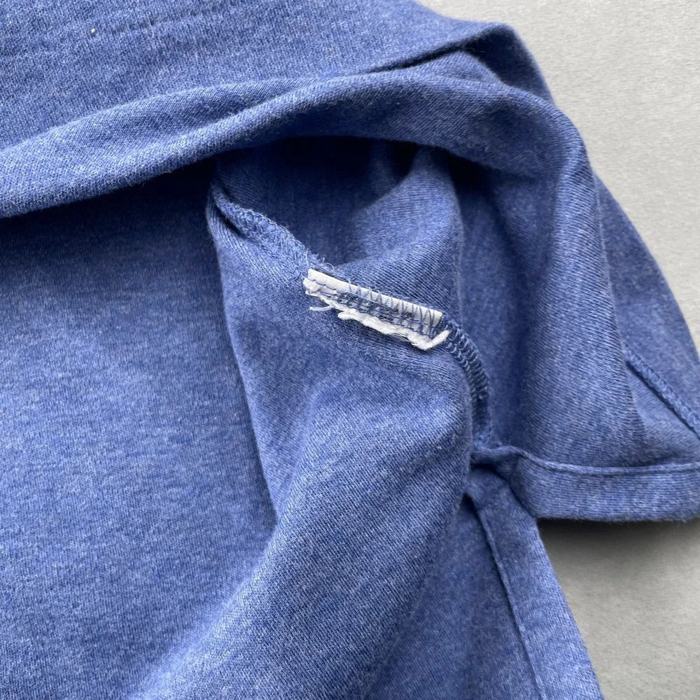 Polo Ralph Lauren Men L Blue Heathered Short Sleeve Polo Shirt Pony Preppy Daily